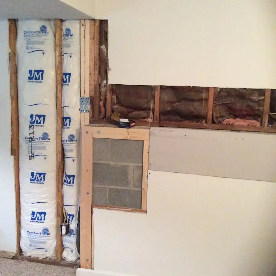 Wall insulation replacement during Odor Removal & Deodorization in Little Falls